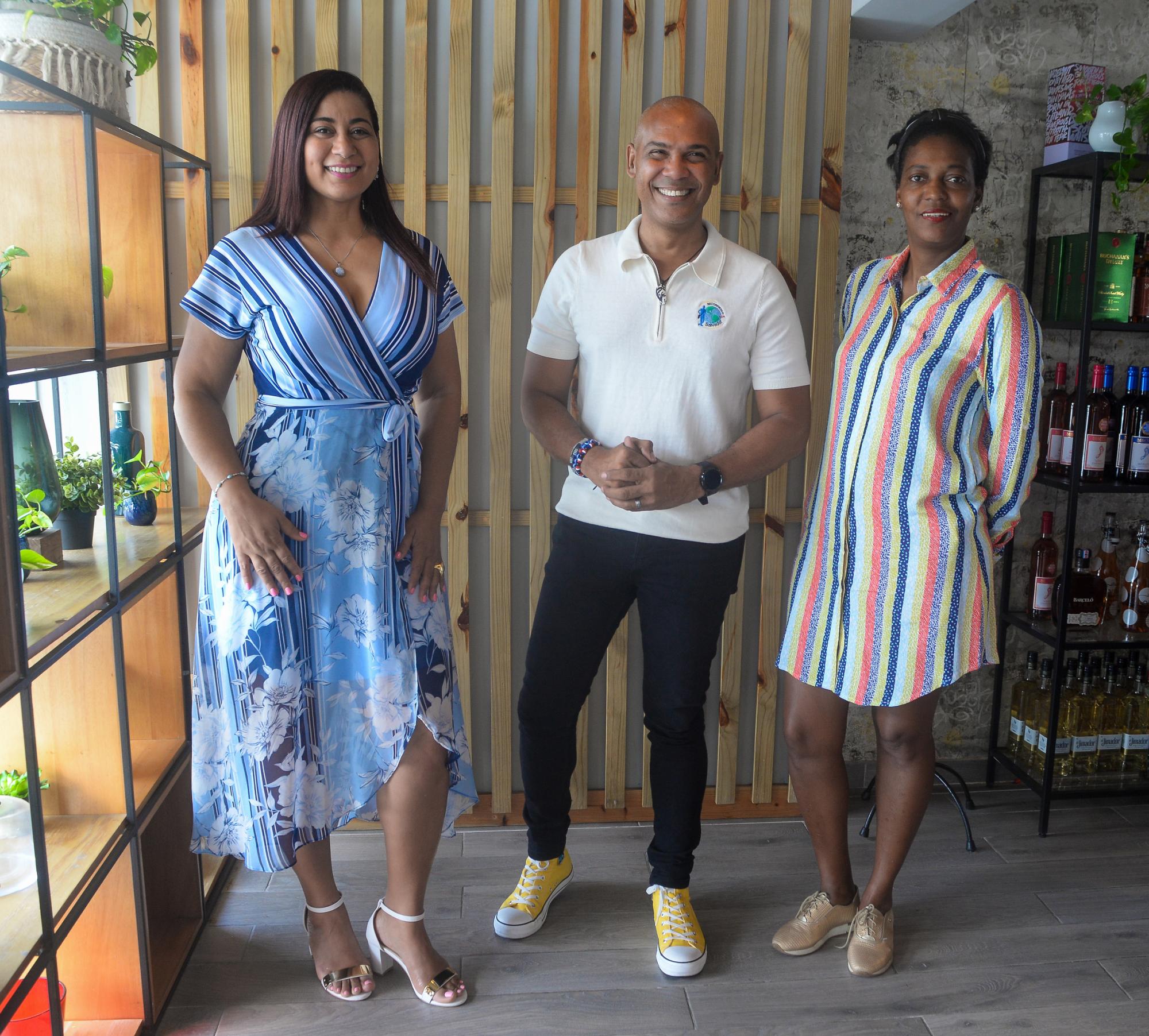 Yenny Polanco Lovera, Salvador Batista y Yubelkys Mejía.