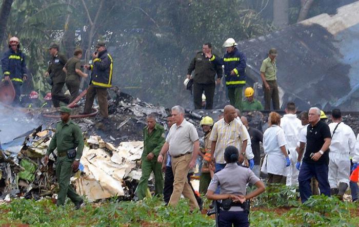Tres pasajeros sobrevivieron al accidente aéreo en Cuba