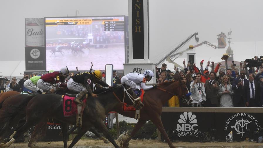 Justify gana Preakness y sigue aspirando a Triple Corona