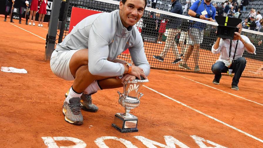 Nadal gana el torneo de Roma por octava vez y recuperará el número 1