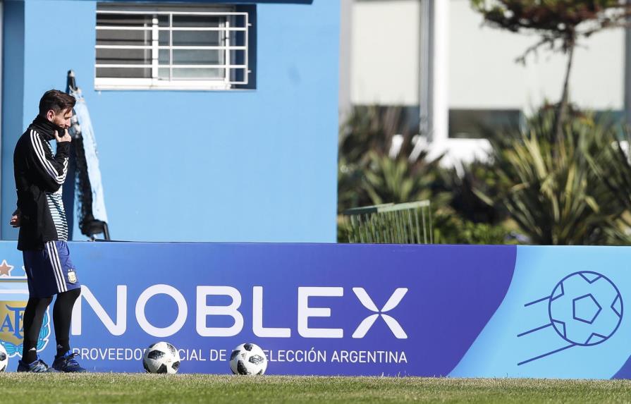 Lionel Messi llegó a Argentina para sumarse a la selección albiceleste