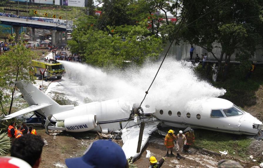 Se accidenta avión privado en aeropuerto de capital hondureña