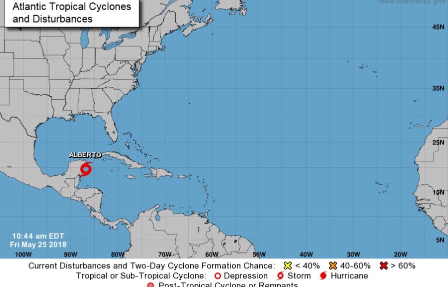 Se forma la primera tormenta de la temporada de huracanes en el Atlántico
