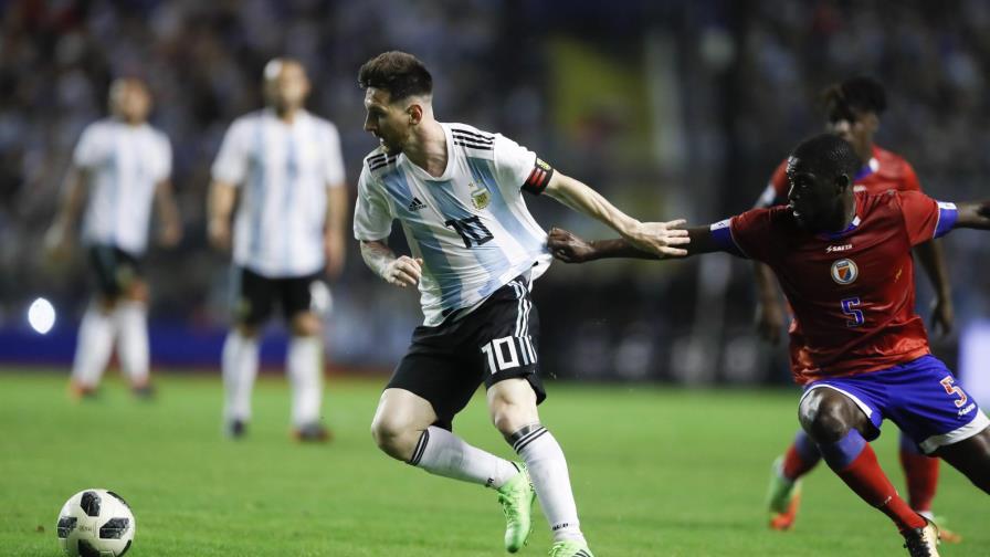 Un triplete de Messi lleva a Argentina a una goleada contra Haití Un triplete de Messi lleva a Argentina a una goleada contra Haití