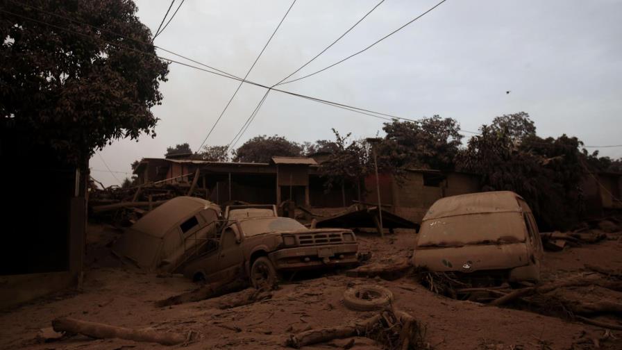 Desolación en poblado guatemalteco arrasado por la furia de un volcán