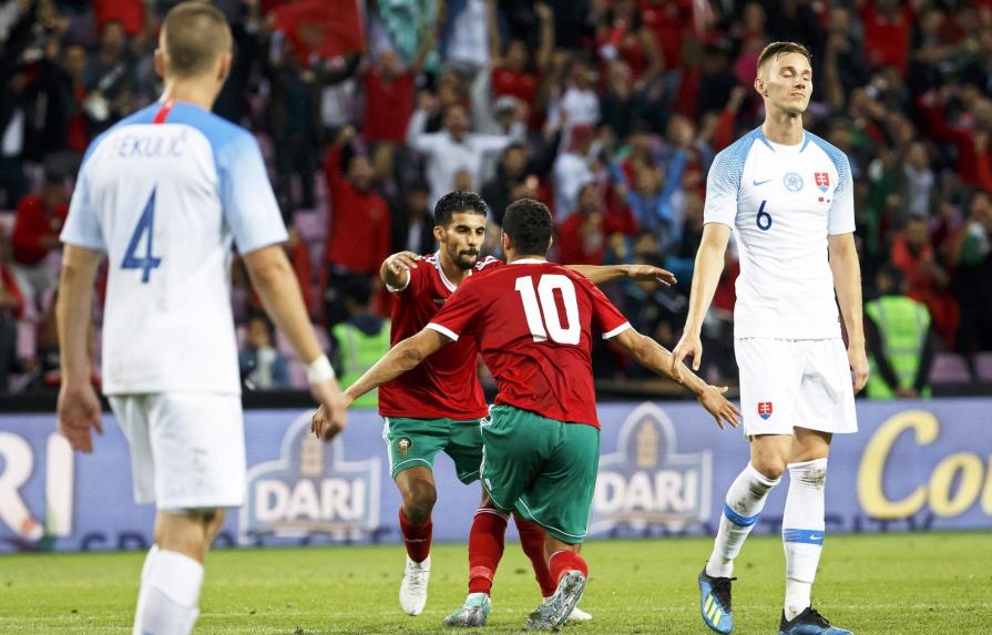 Marruecos derrotó a Eslovaquia con ayuda de dos suplentes