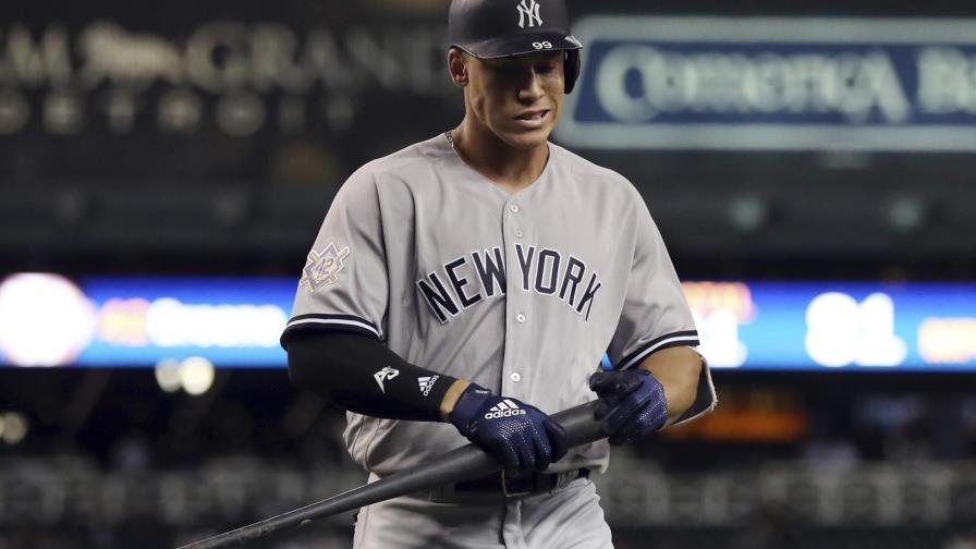 Detroit vece a los Yanquis en segundo juego y Aaron Judge se inscribe en indeseable lista