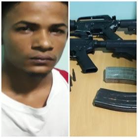 El DICAN apresa hombre con dos fusiles  y drogas en San Juan