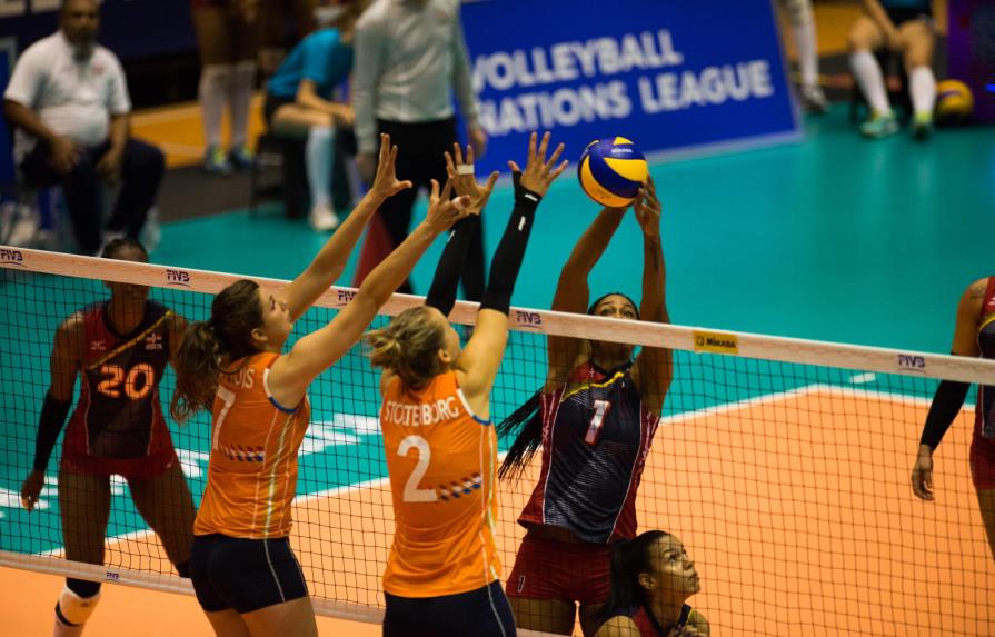 Holanda vence 3-0 a Dominicana en a Liga de Naciones de Voleibol Femenino 