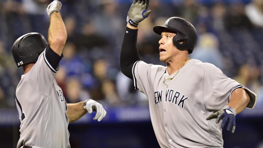 Judge y Stanton pegan jonrón en la 13ra; Yanquis ganan