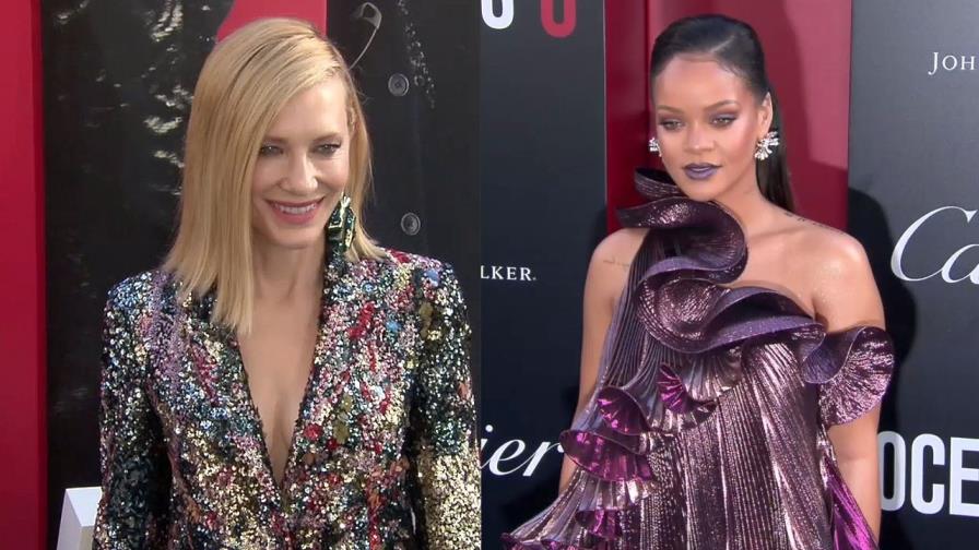 Rihanna vs Cate Blanchett: duelo de brillos en Nueva York Rihanna vs Cate Blanchett: duelo de brillos en Nueva York