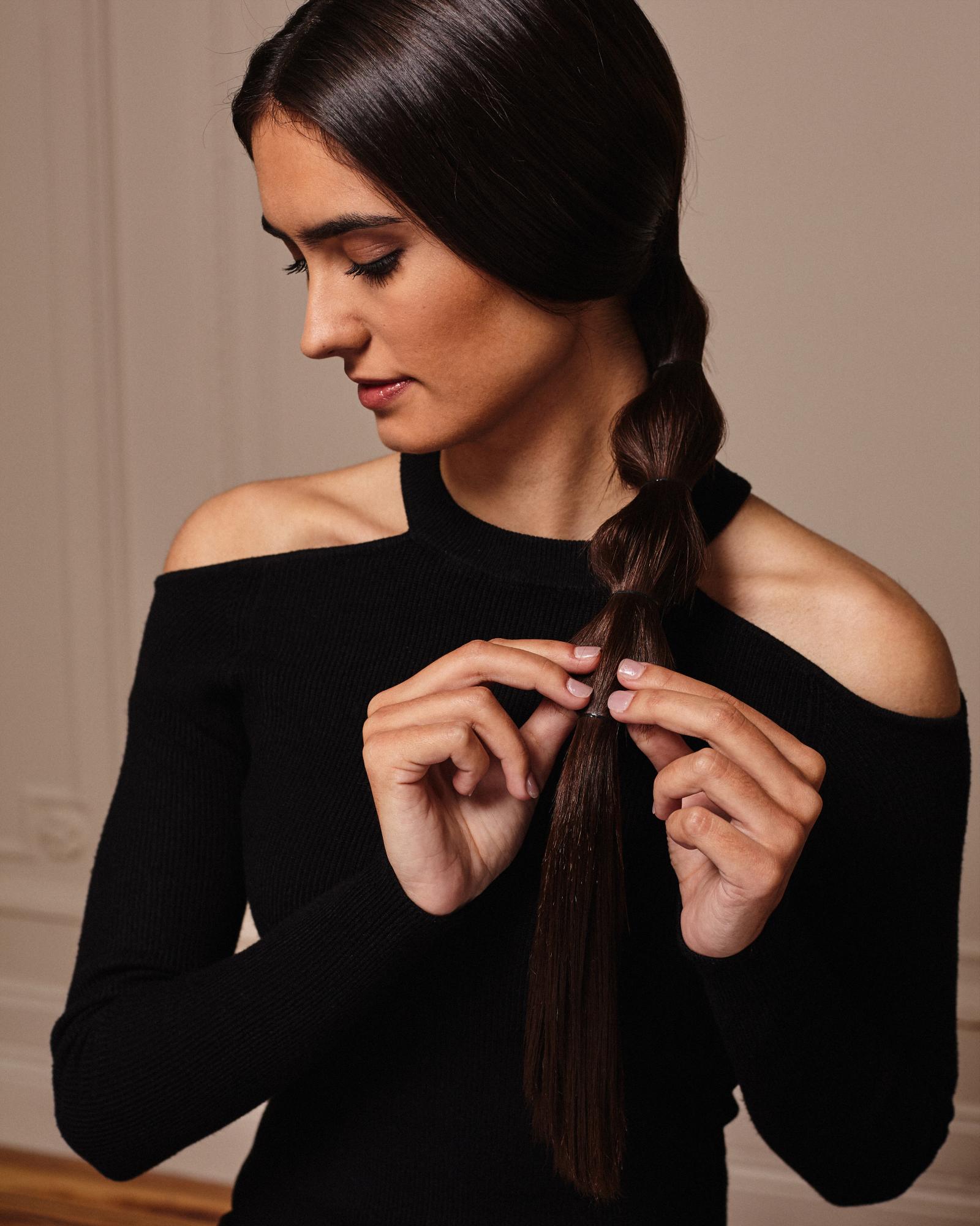 El estilista Anthony Llobet propone una coleta con volúmenes