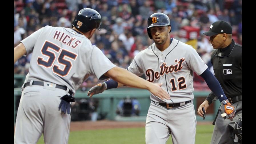 Leonys Martín batea jonrón y Tigres derrotan a Medias Rojas Leonys Martín batea jonrón y Tigres derrotan a Medias Rojas