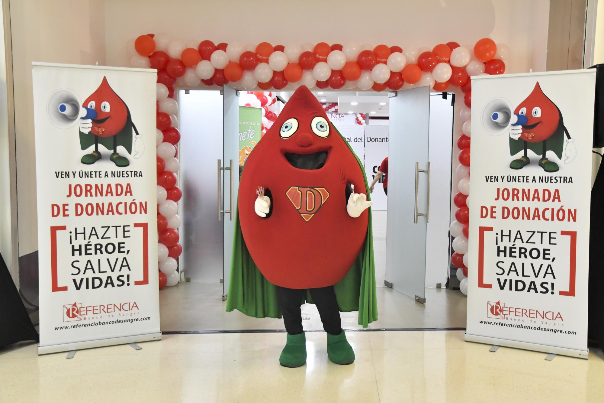 El lema Decídete a ser donantes le daba la bienvenida a los asistentes a la actividad en Sambil (Danelis Sena) 