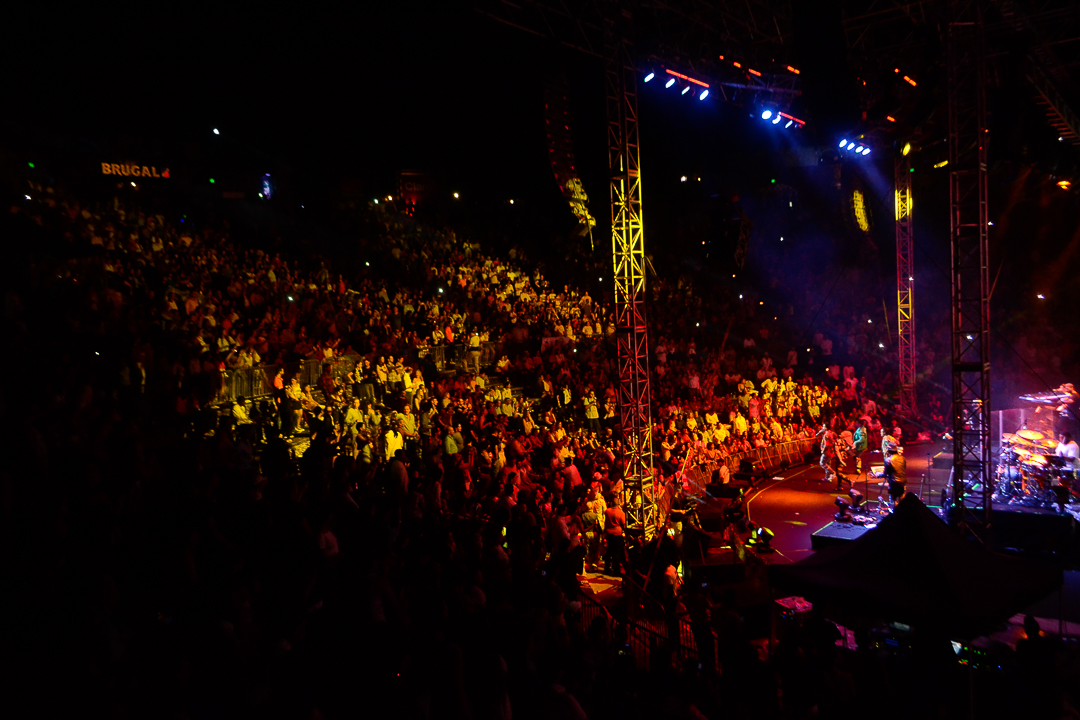 Una vista del público