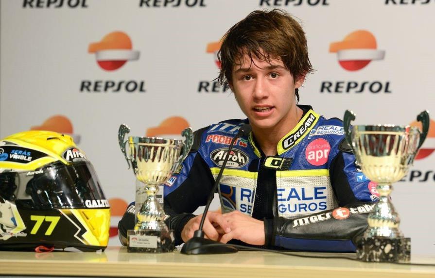 Piloto español de moto de 14 años murió tras accidente en un circuito