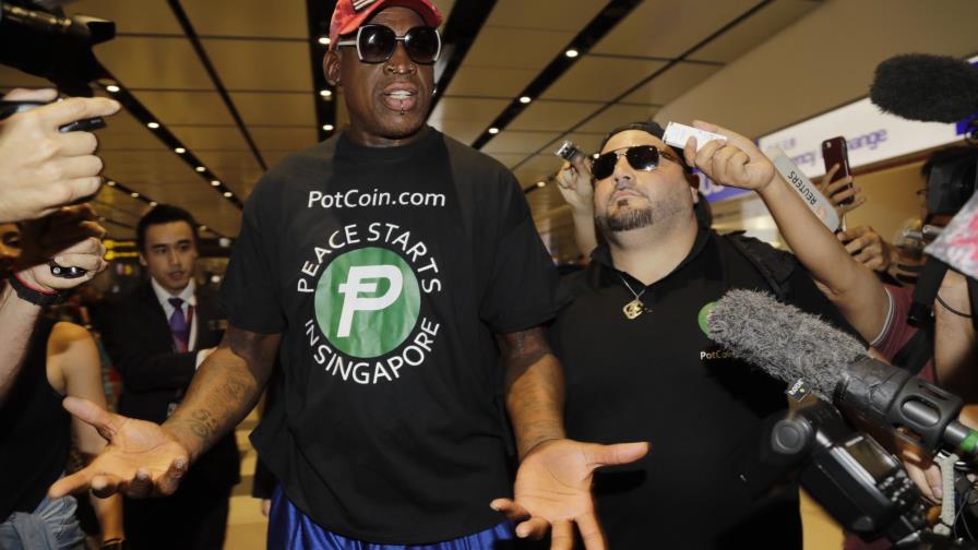  Dennis Rodman expresa entre lágrimas su apoyo a la cumbre entre Trump y Kim