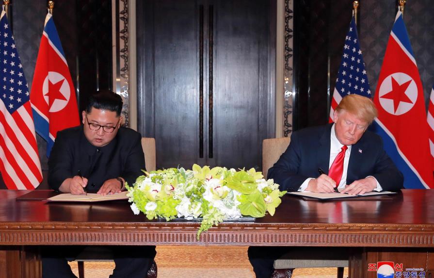 Kim y Trump de acuerdo en acciones simultáneas para paz y desnuclearización