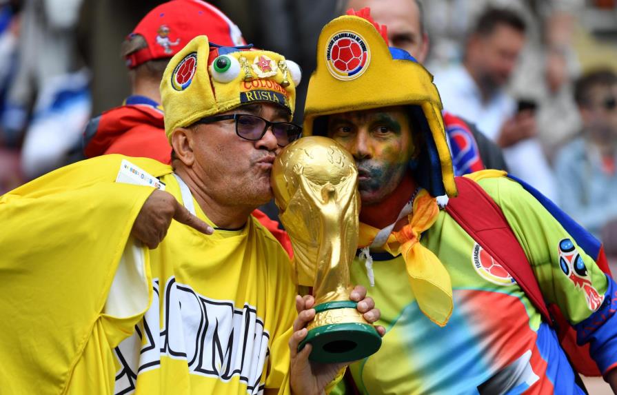 Más de 11,000 fanáticos  colombianos han viajado a Rusia