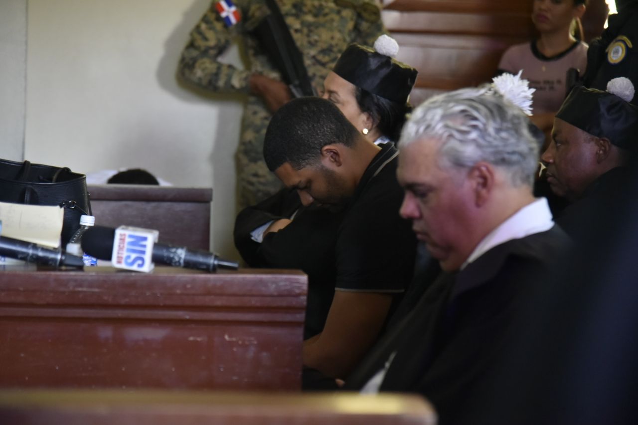 Marlon Martinez y su abogado (Foto Danelis Sena)