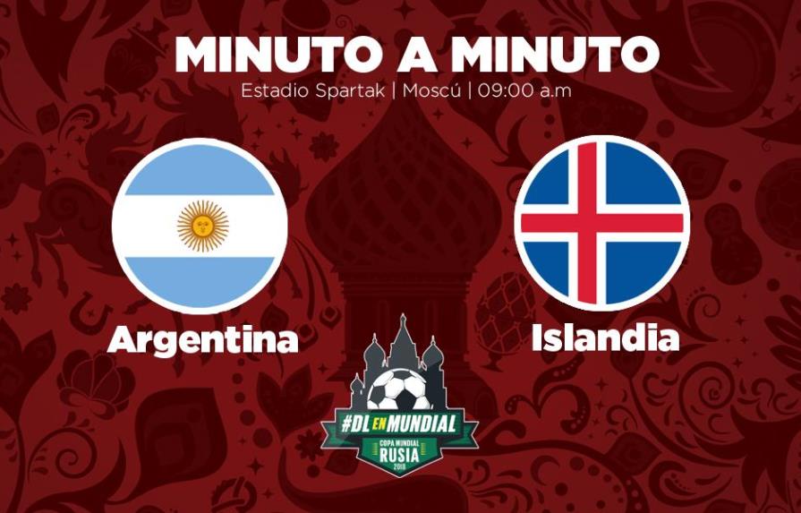 MINUTO A MINUTO: Argentina-Islandia