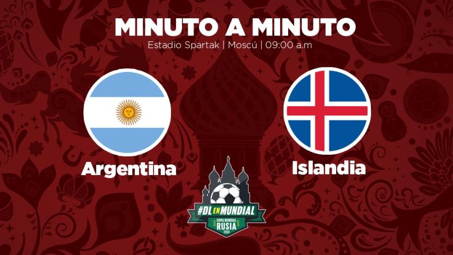 MINUTO A MINUTO: Argentina-Islandia