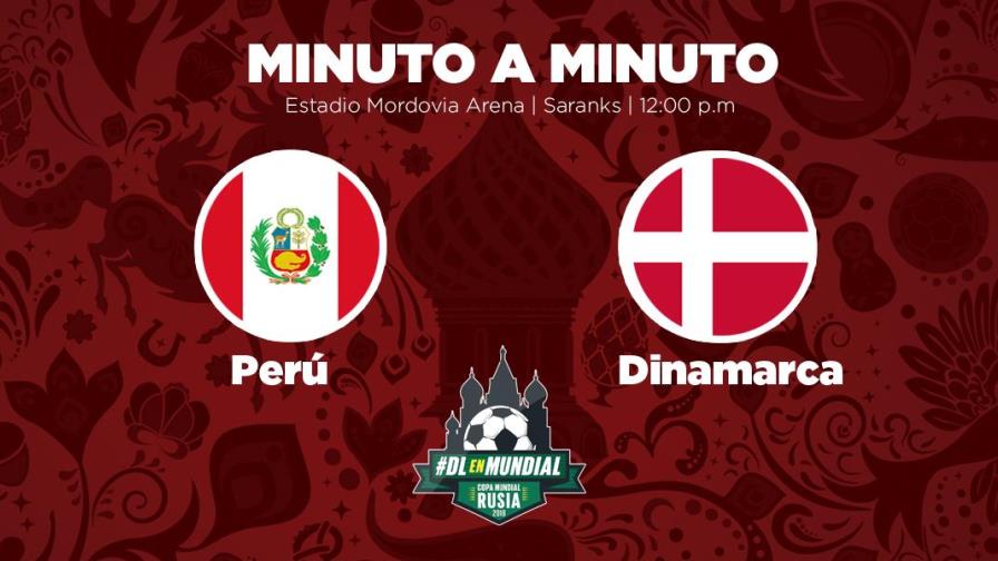MINUTO A MINUTO: Perú-Dinamarca