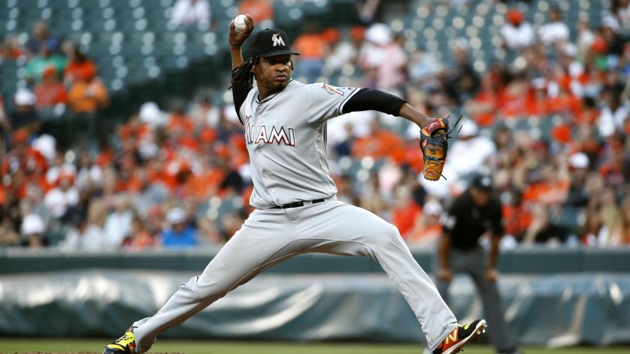 José Ureña encabeza blanqueada con 8 entradas ante Orioles