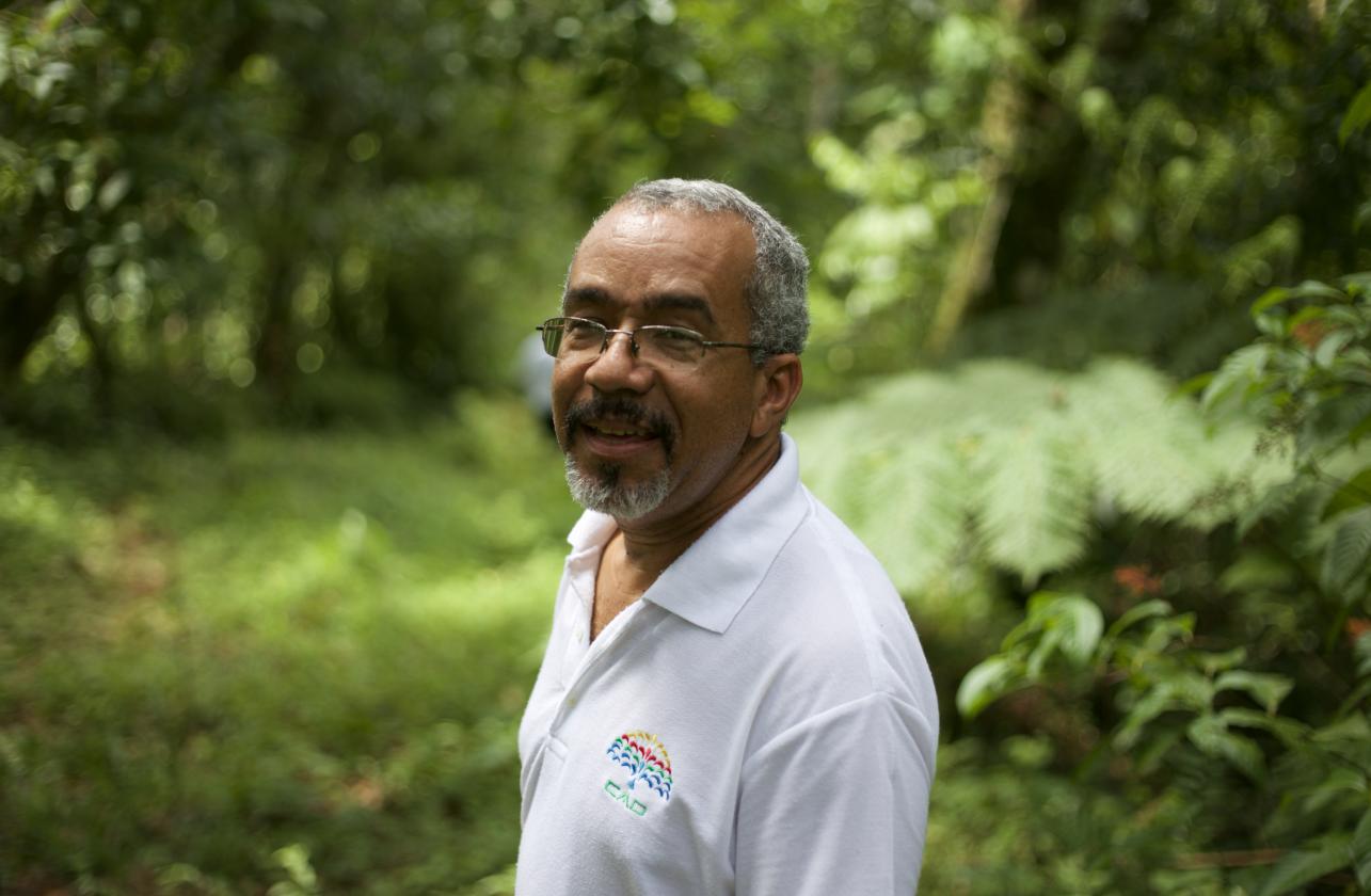Sésar Rodríguez, presidente del Consejo Ambiental Dominicano, una de las figuras claves del proyecto.