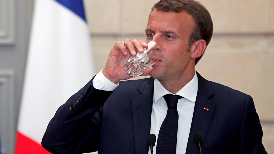 La nueva vajilla le sale cara a Macron La nueva vajilla le sale cara a Macron