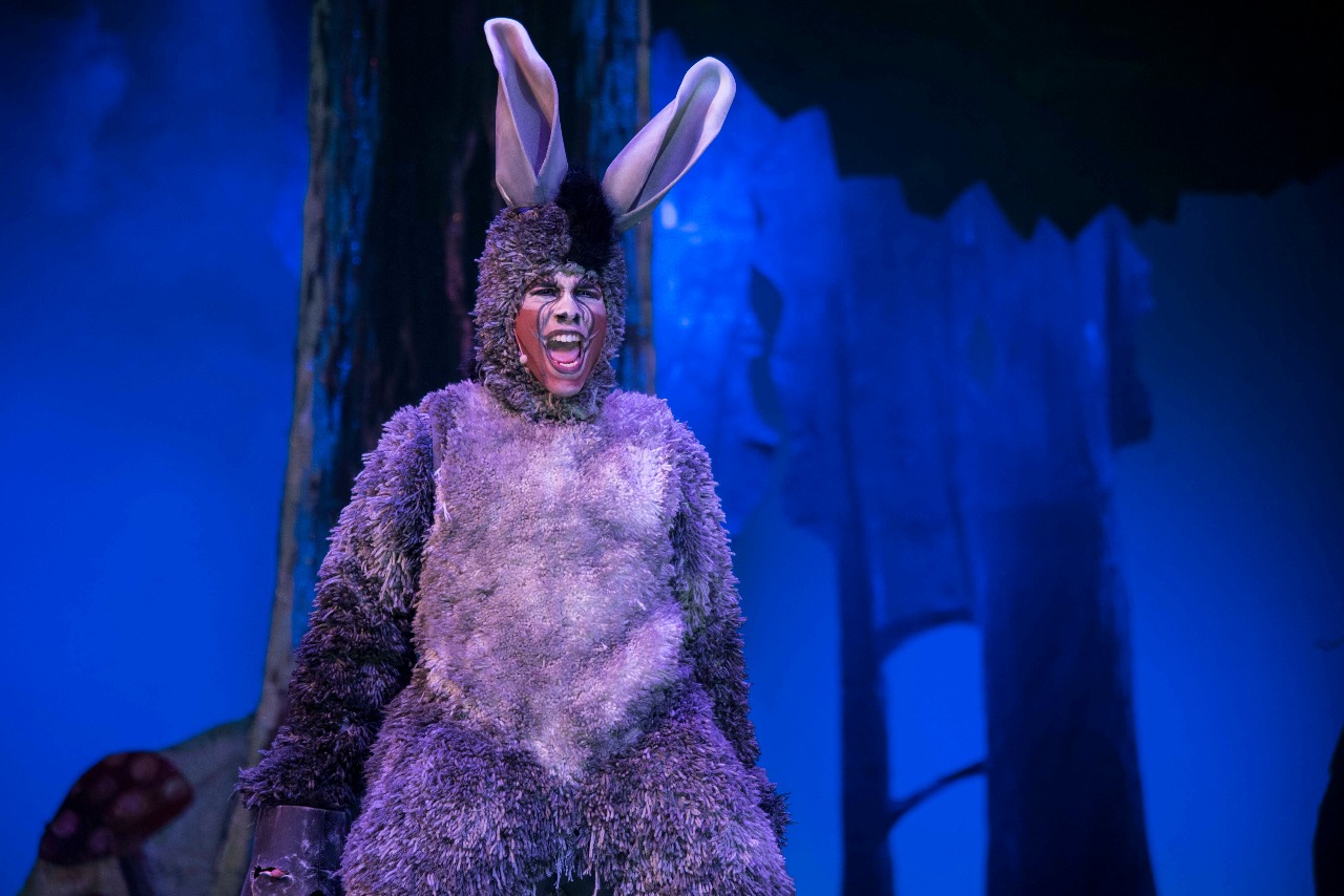 Los personajes divirtieron a los pequeños