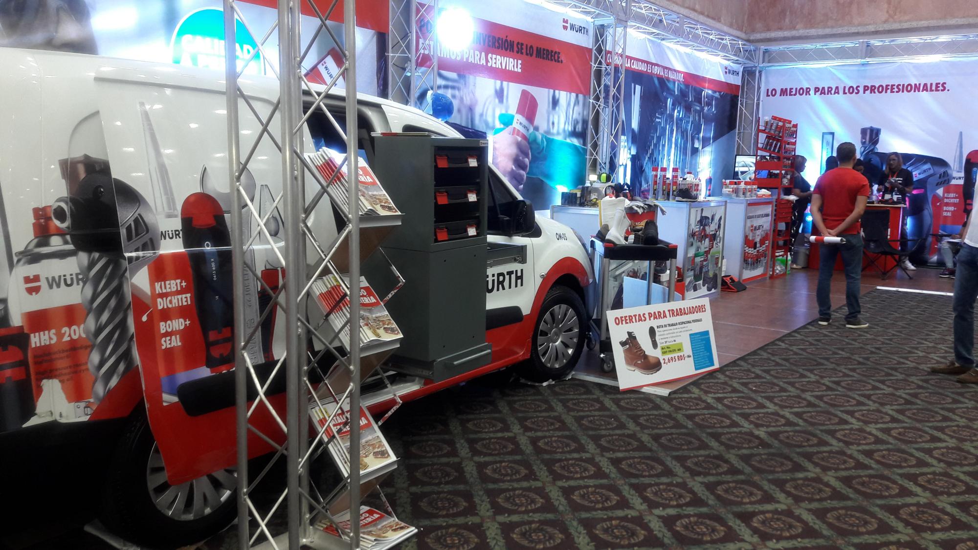 Parte de los productos exhibidos en la feria.