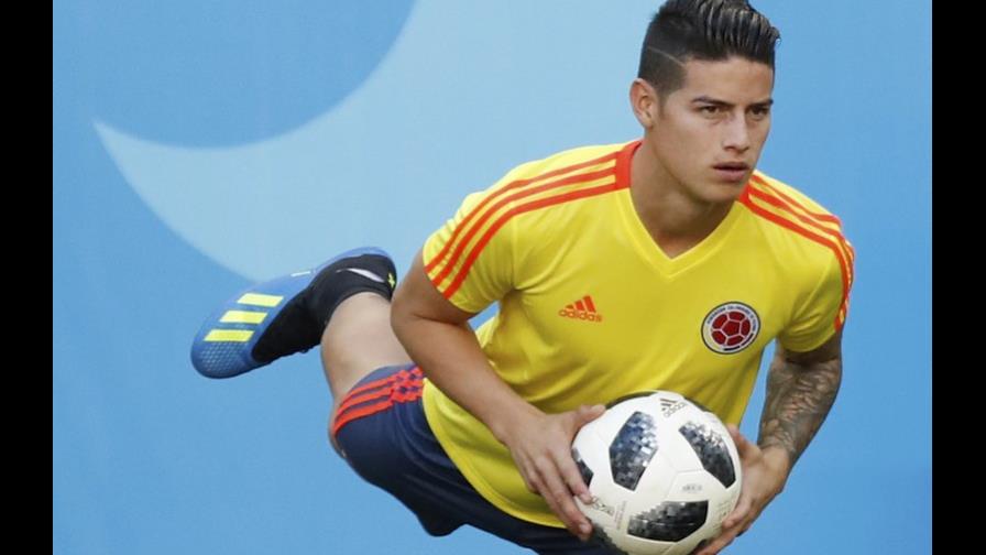 James Rodríguez por confirmar en debut de Colombia en Rusia James Rodríguez por confirmar en debut de Colombia en Rusia