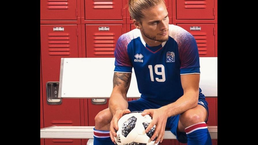 Jugador islandés revoluciona las redes sociales por su atractivo