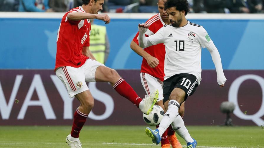 El gol de Salah, primero de Egipto en 28 años El gol de Salah, primero de Egipto en 28 años