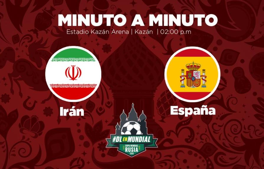MINUTO A MINUTO: Irán- España 