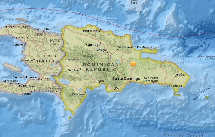 Se registra temblor de tierra de 5.2 grados, a 5 kilómetros de Sabana Grande de Boyá