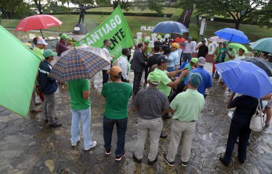 Marcha Verde vuelve a instalar campamento en el Monumento de Santiago