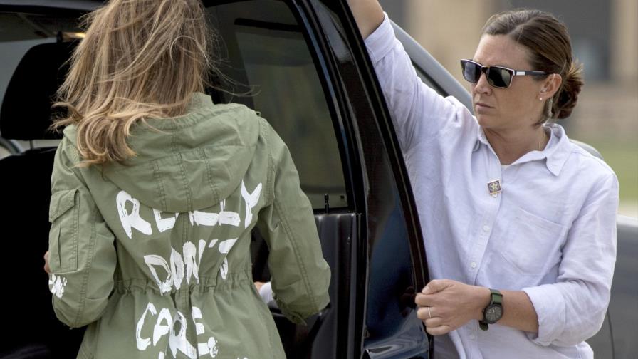Trump dice que el mensaje de la chaqueta de Melania iba dirigido a los medios de comunicación Trump dice que el mensaje de la chaqueta de Melania iba dirigido a los medios de comunicación