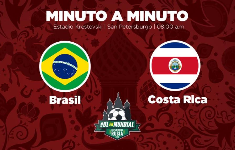 MINUTO A MINUTO: Brasil-Costa Rica
