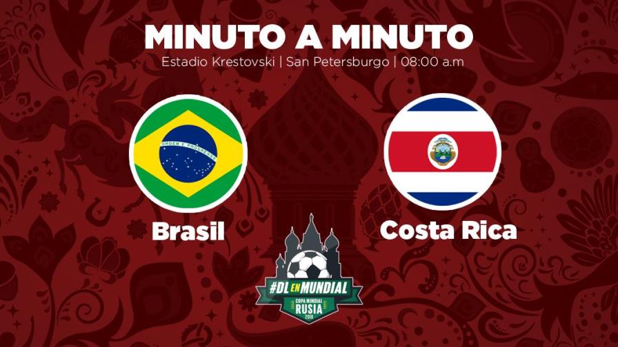 MINUTO A MINUTO: Brasil-Costa Rica MINUTO A MINUTO: Brasil-Costa Rica