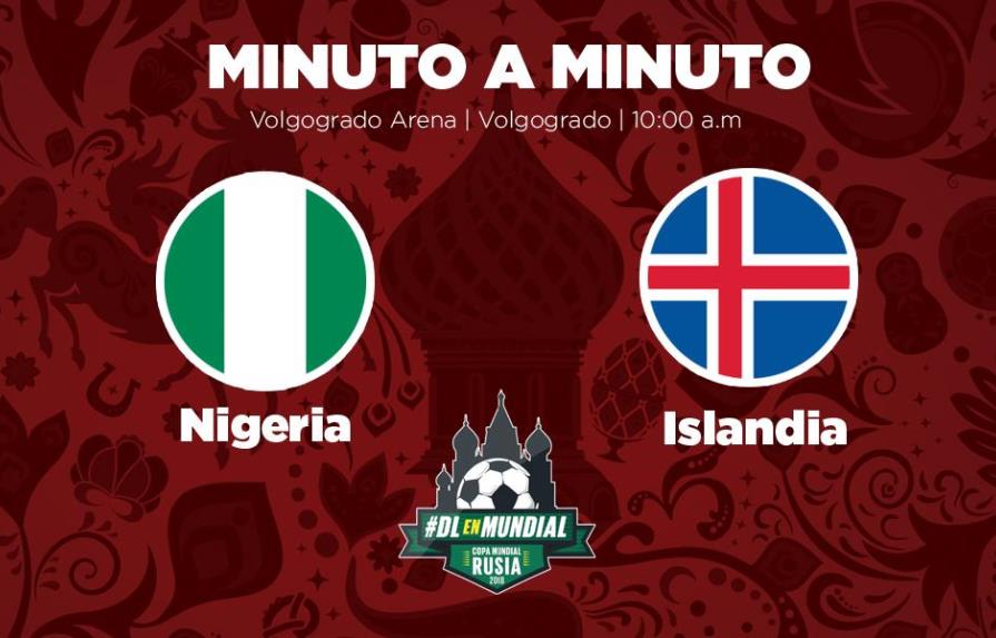 MINUTO A MINUTO: Nigeria-Islandia