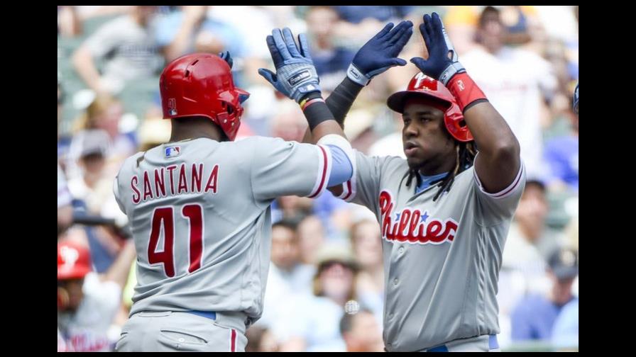 Maikel Franco fletó cuatro imparables; Carlos Santana agregó un jonrón en victoria de los Filis