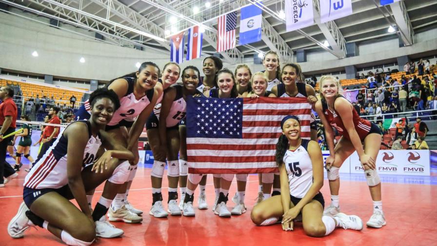 Estados Unidos conquista oro en Norceca sub-20 al vencer a Dominicana