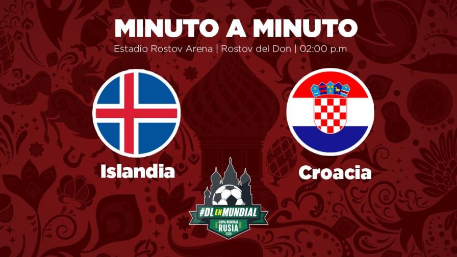 MINUTO A MINUTO: Islandia-Croacia MINUTO A MINUTO: Islandia-Croacia