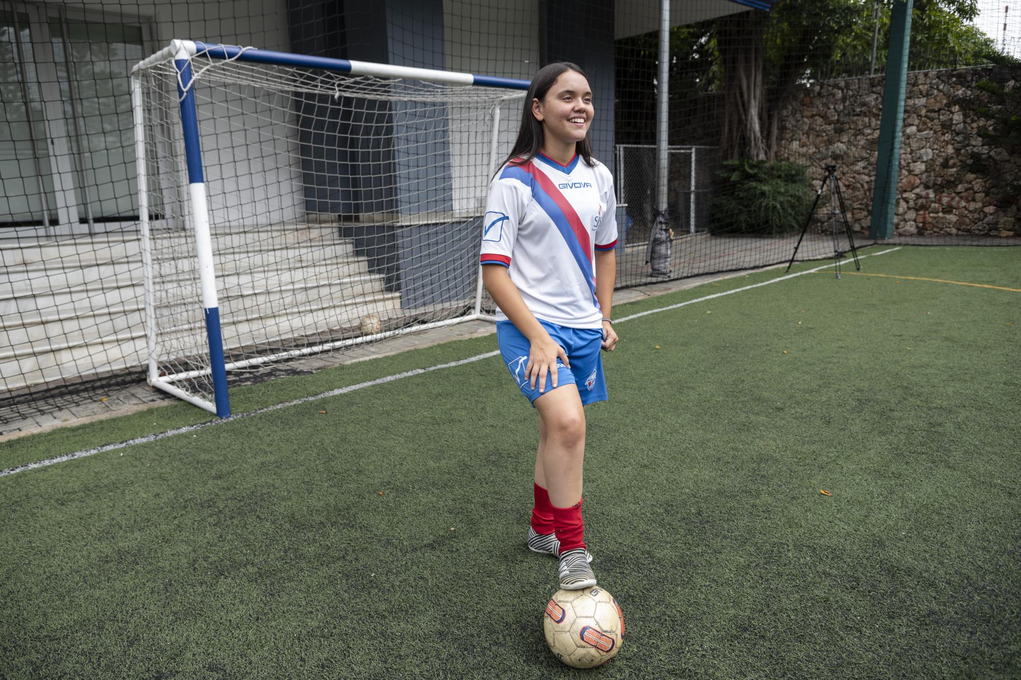 Lía Villanueva busca tener oportunidad en el fútbol a nivel internacional.