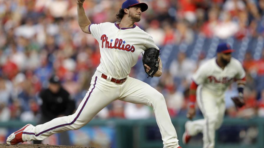 Lanzador Nola brilla y Filis ganan 4-3 a Nacionales Lanzador Nola brilla y Filis ganan 4-3 a Nacionales