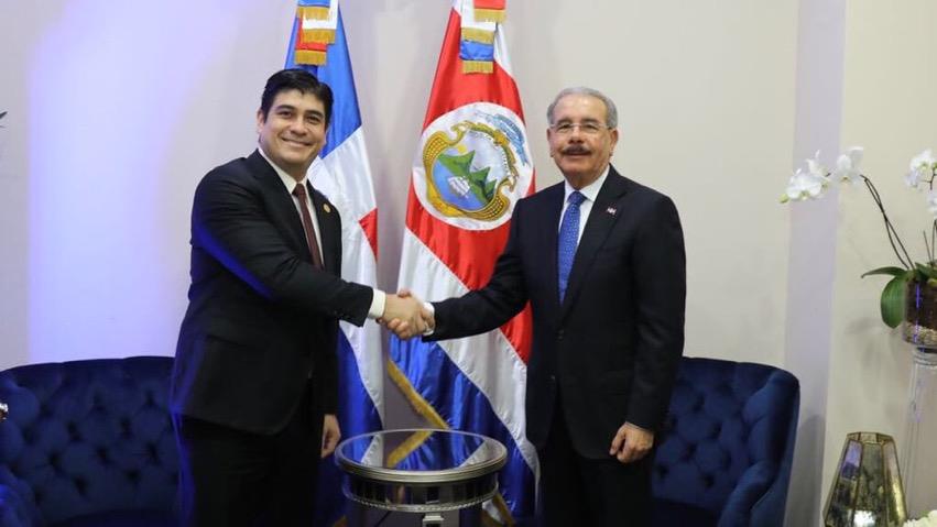 Danilo Medina se reúne con homólogos de Panamá y Costa Rica 