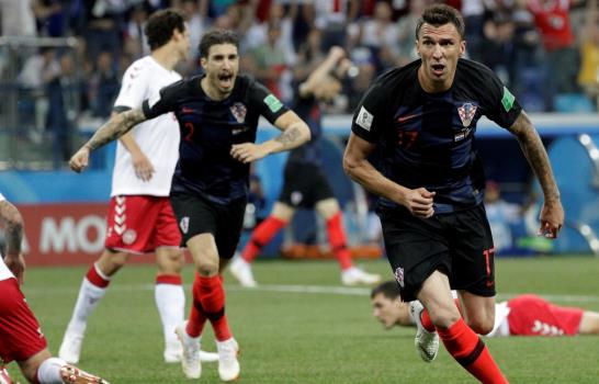 Croacia doblega 3-2 en la tanda de penales a Dinamarca y avanzan a cuartos