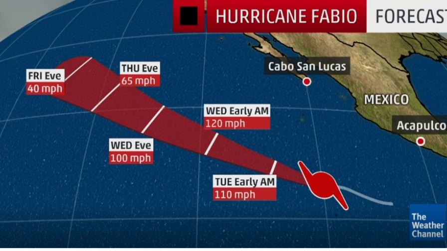 La tormenta Fabio se convierte en huracán en el Pacífico